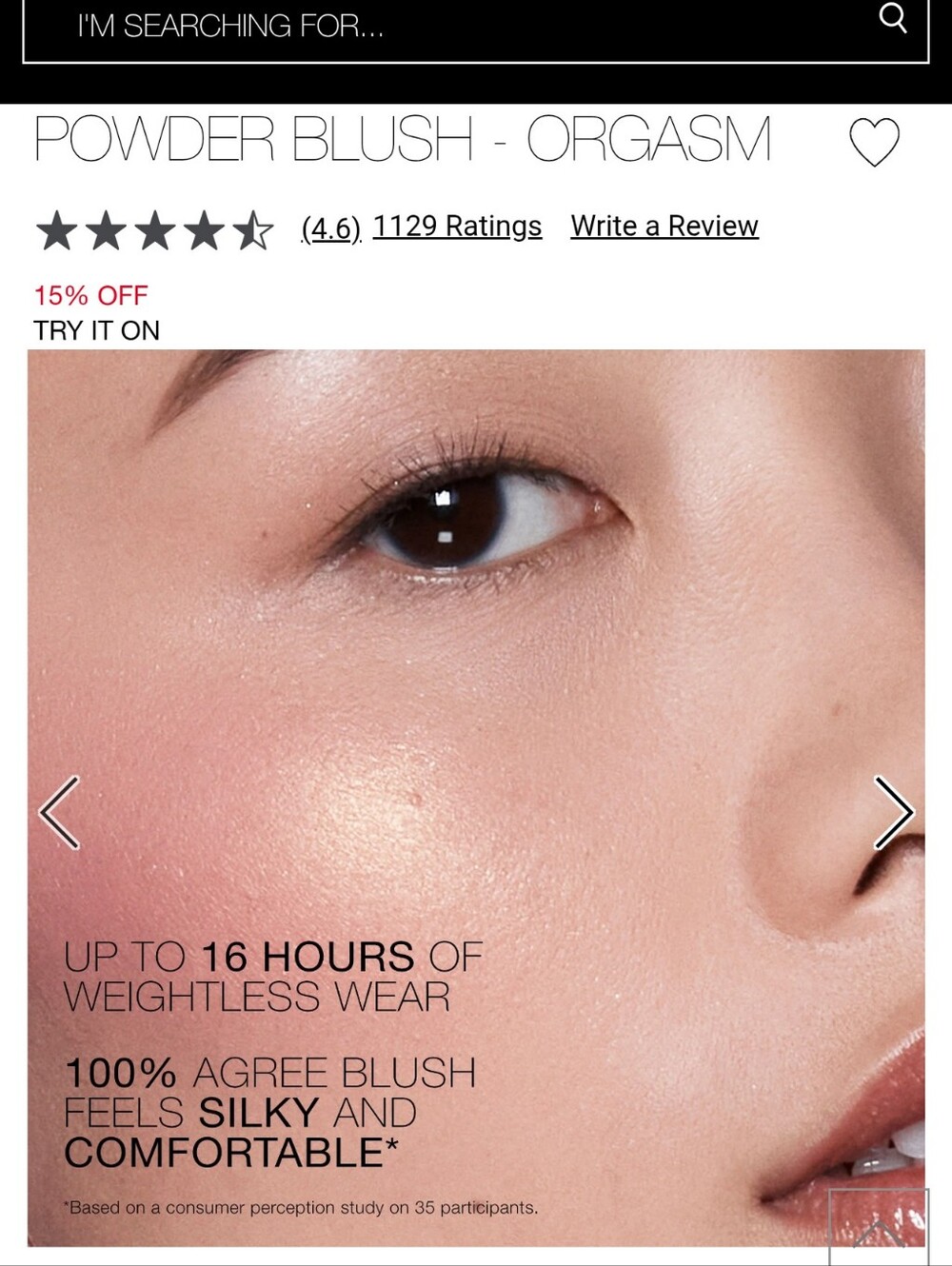NEW NARS Blush In Orgasm - Picture 7 of 8